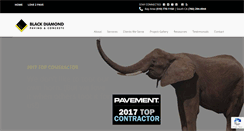 Desktop Screenshot of blackdiamondpaving.com