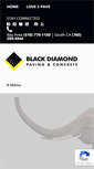 Mobile Screenshot of blackdiamondpaving.com